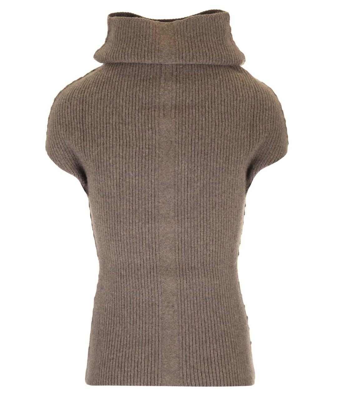 RICK OWENS Коричневый кашемировый джемпер / свитер, фото 2