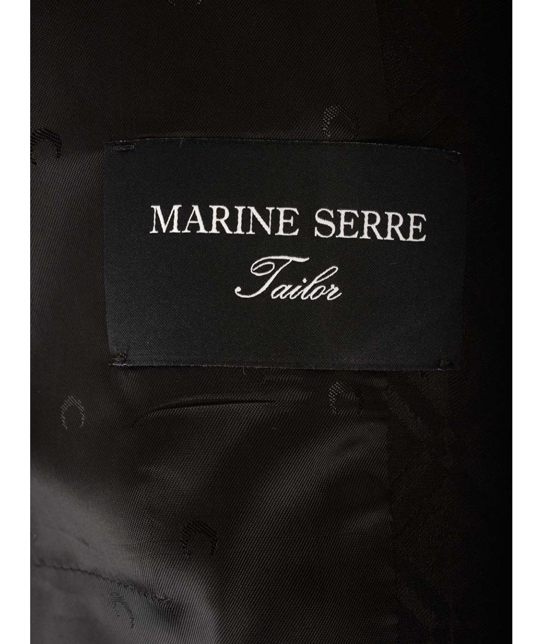 MARINE SERRE Черная вискозная куртка, фото 5