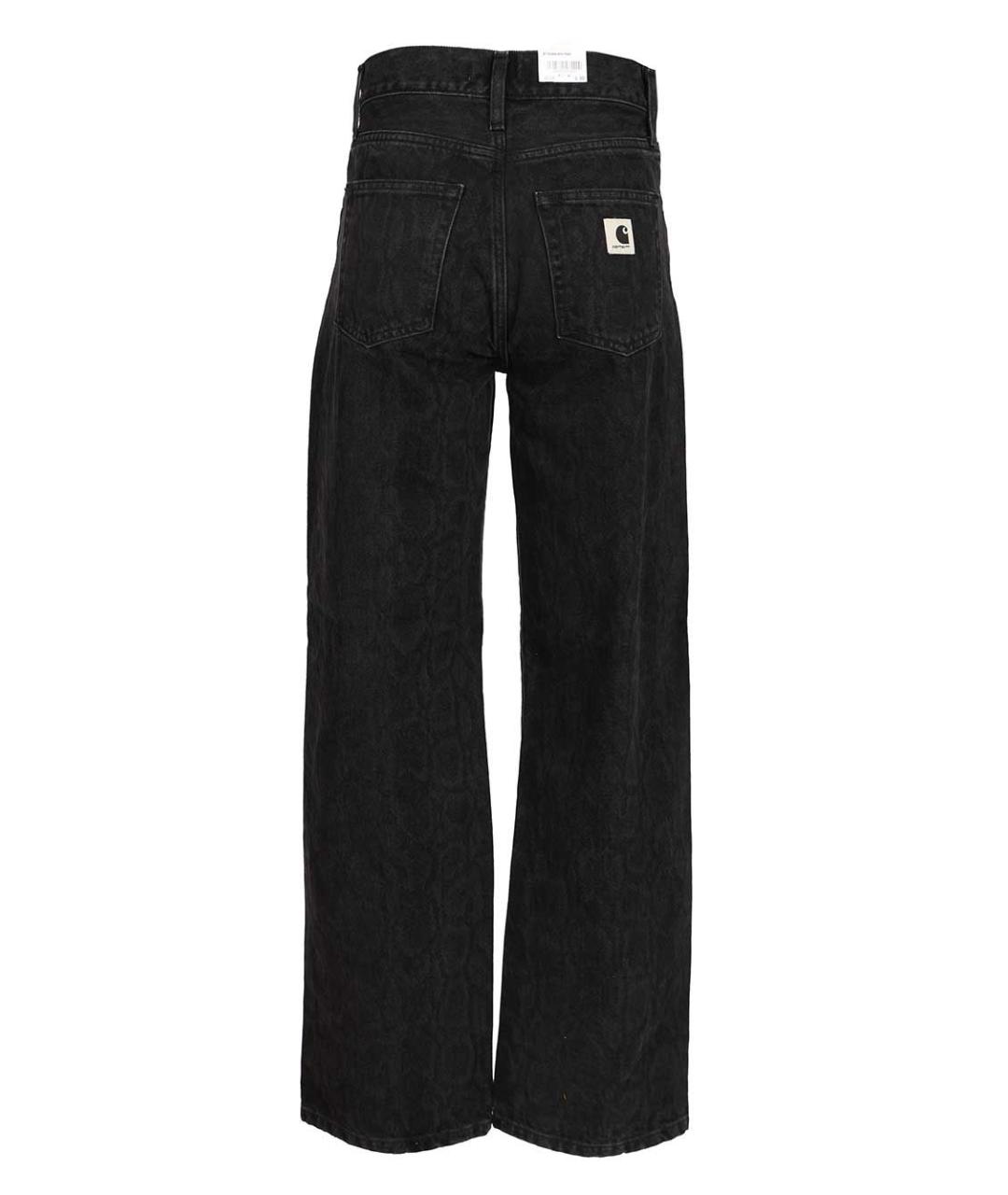 CARHARTT WIP Черные хлопковые прямые джинсы, фото 2