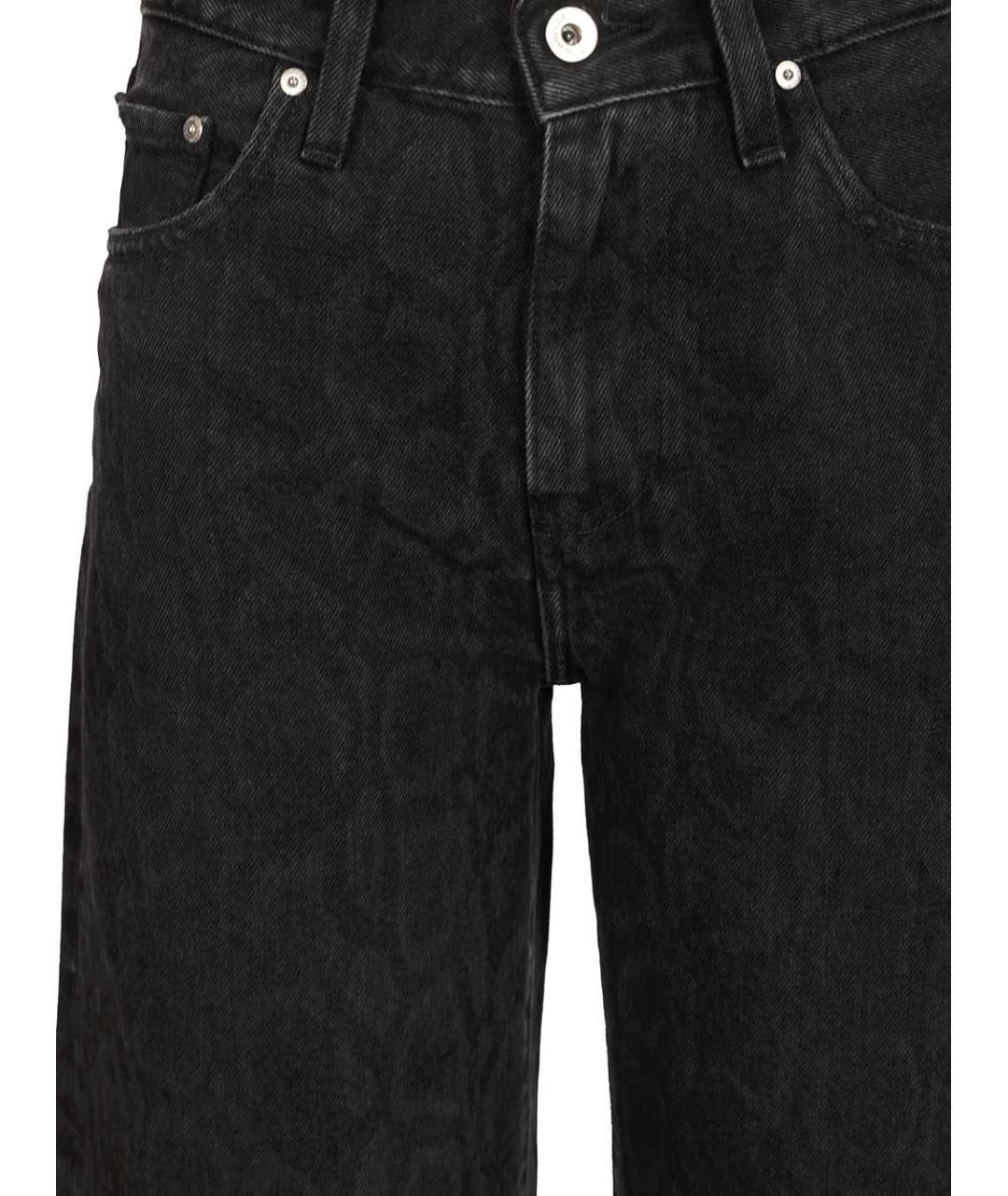 CARHARTT WIP Черные хлопковые прямые джинсы, фото 4