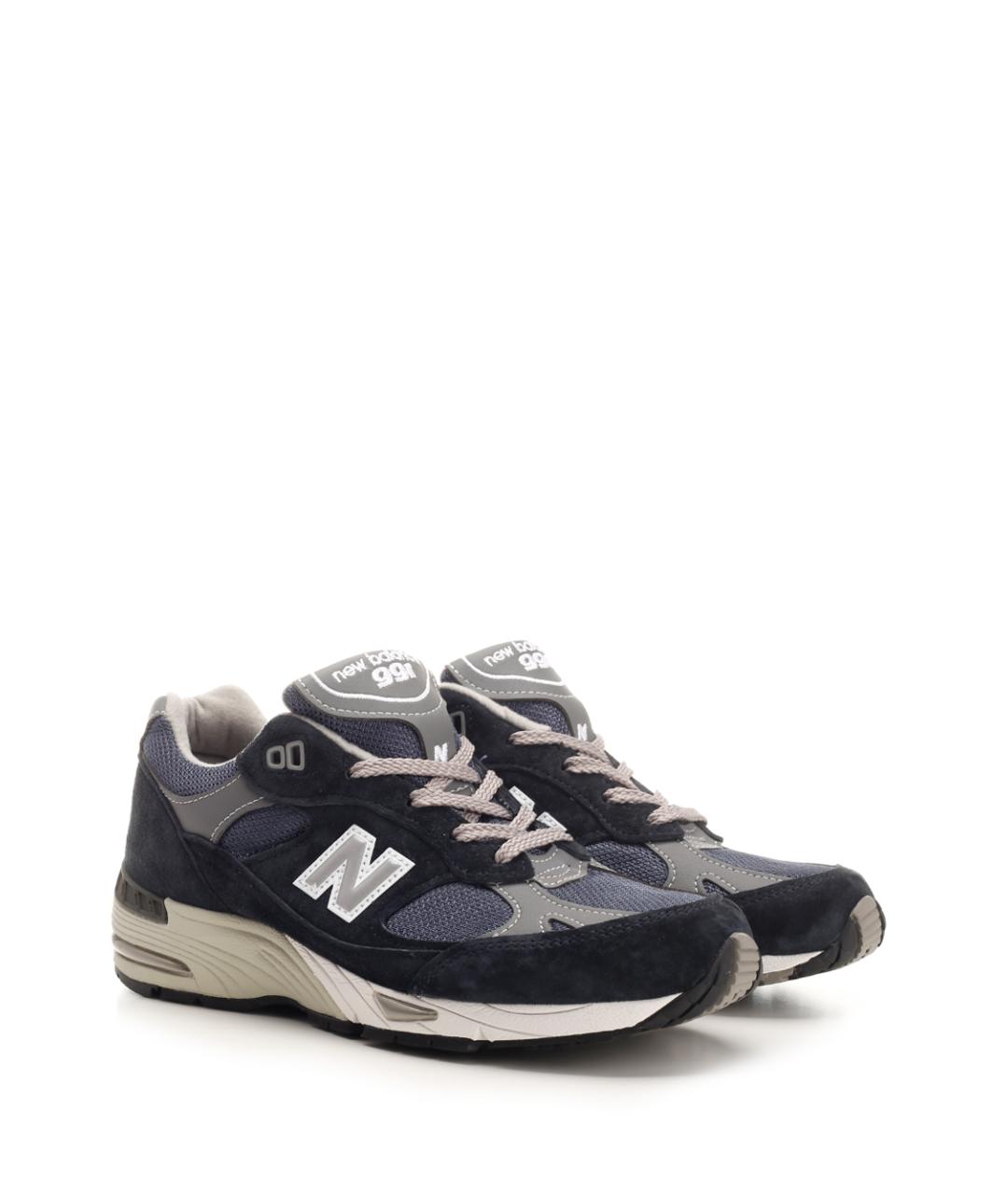 NEW BALANCE Синие замшевые кроссовки, фото 2