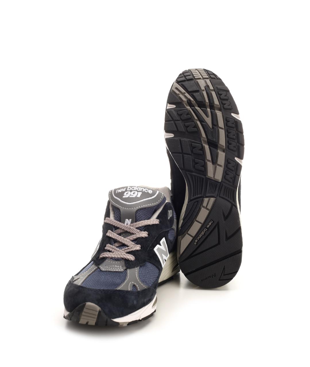 NEW BALANCE Синие замшевые кроссовки, фото 4