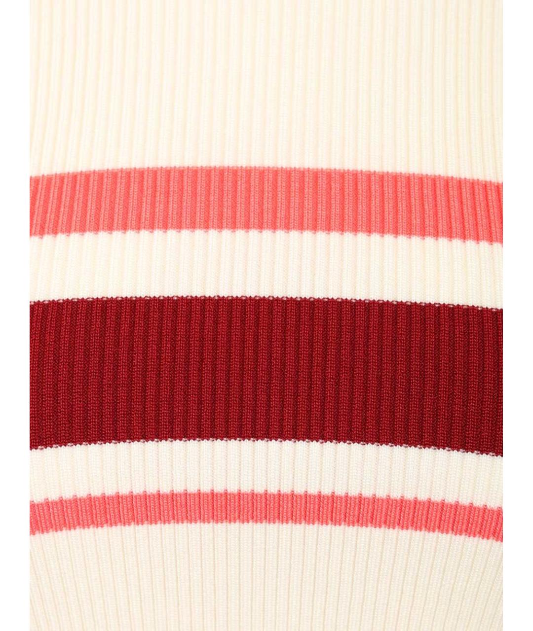 SELF-PORTRAIT Белый вискозный джемпер / свитер, фото 3