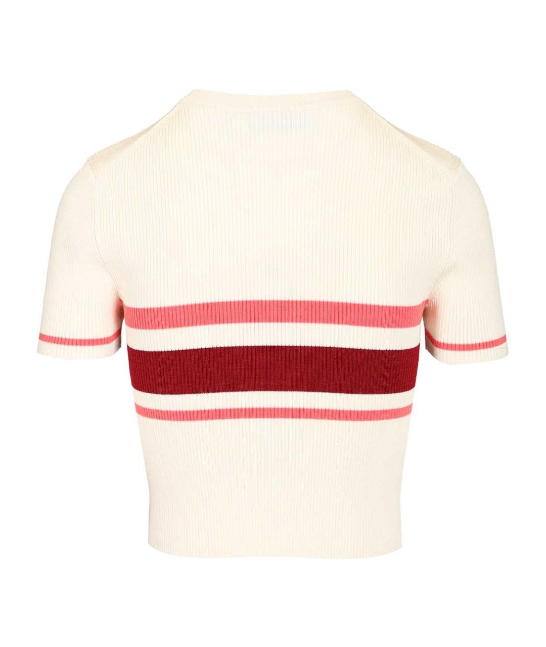 SELF-PORTRAIT Белый вискозный джемпер / свитер, фото 2