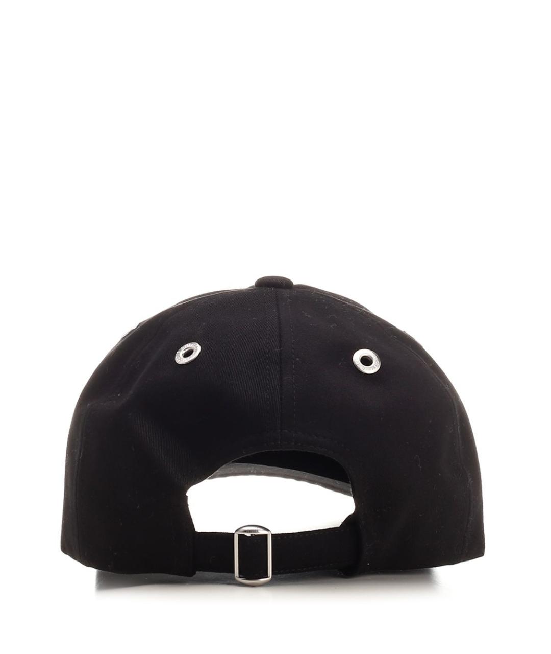 Ami Paris Черная хлопковая кепка/бейсболка, фото 3