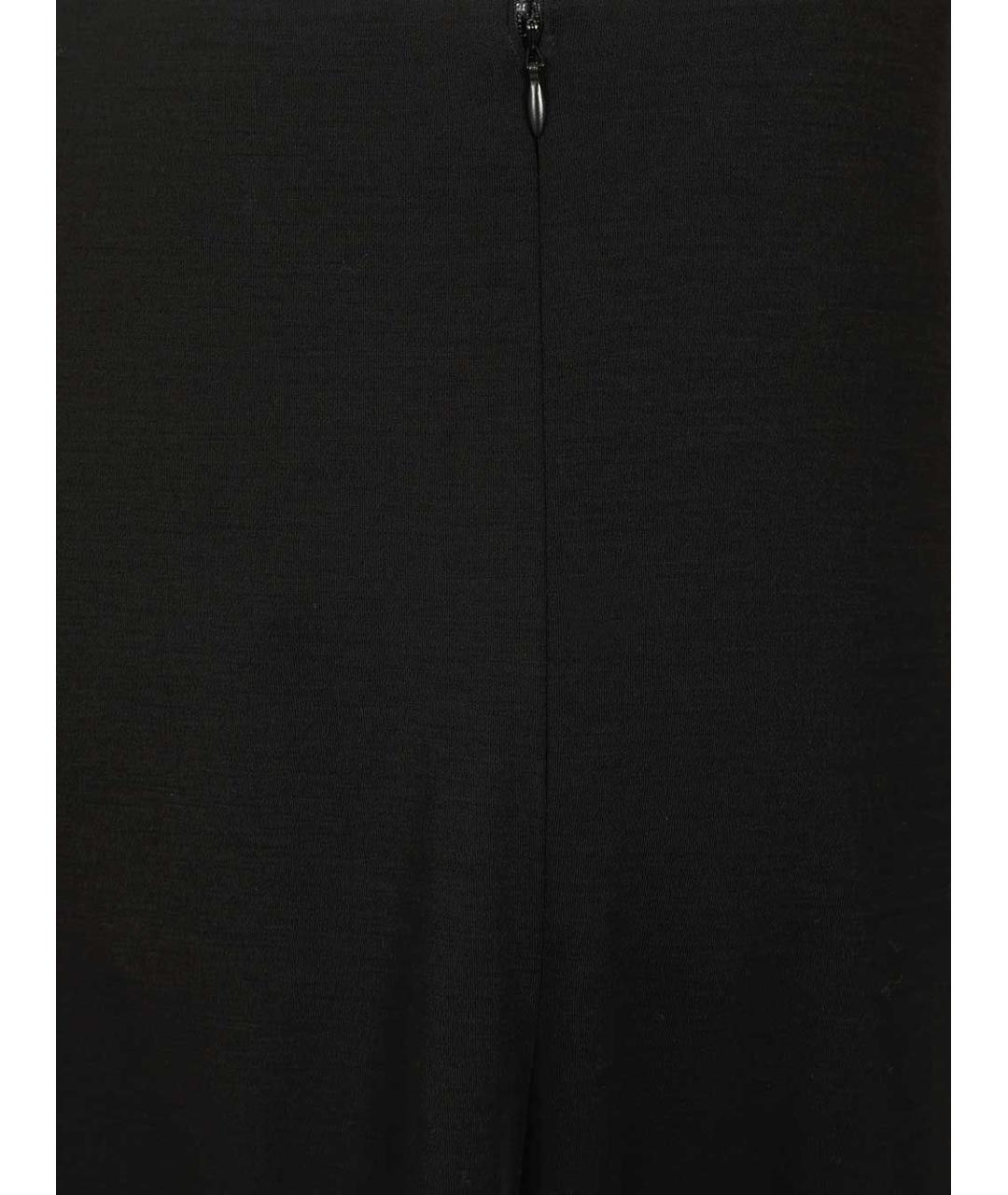 MAX MARA Черная шерстяная юбка миди, фото 4