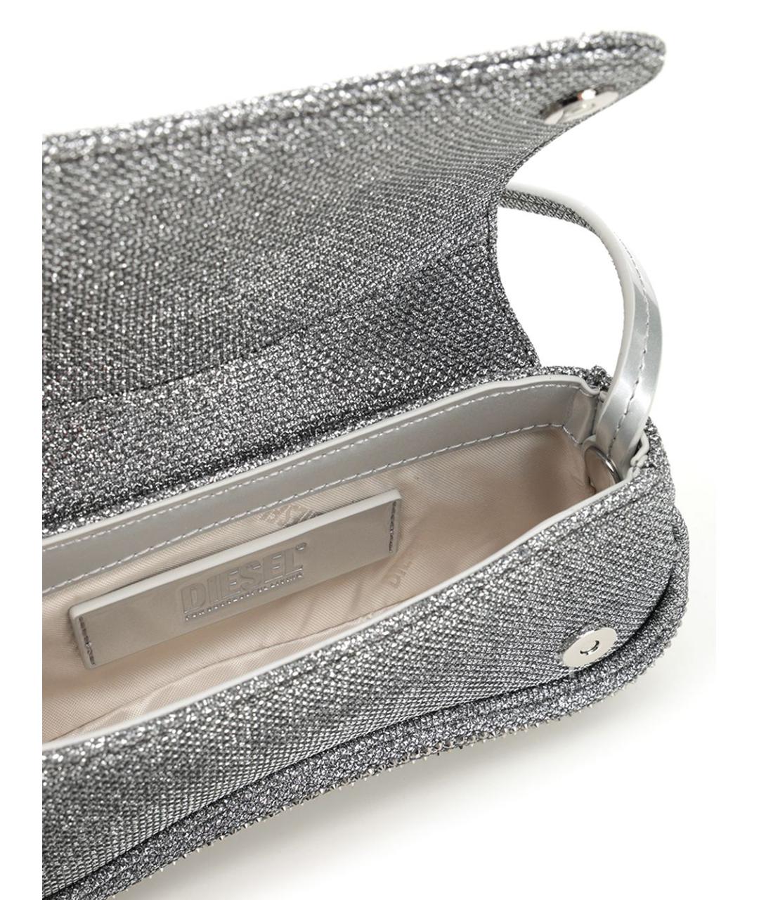 DIESEL Серебряная сумка через плечо, фото 4