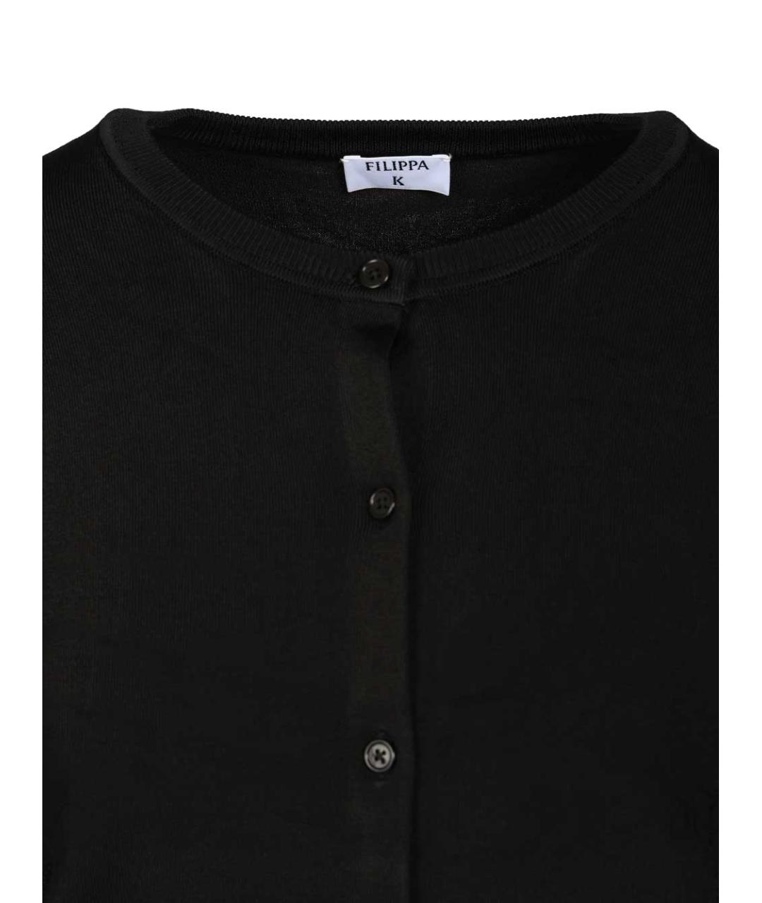 FILIPPA K Черный вискозный кардиган, фото 4