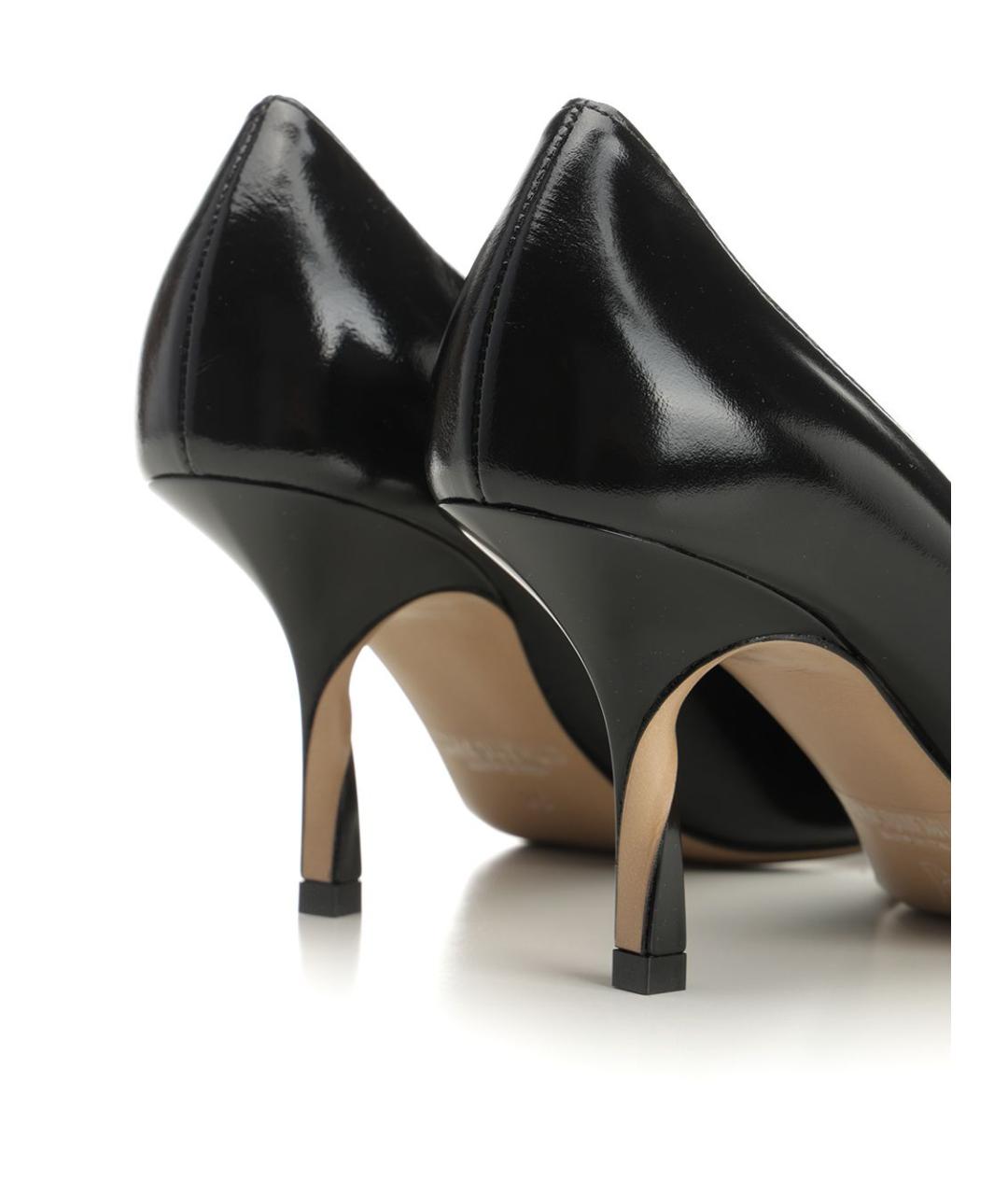 JACQUEMUS Черные кожаные туфли, фото 6