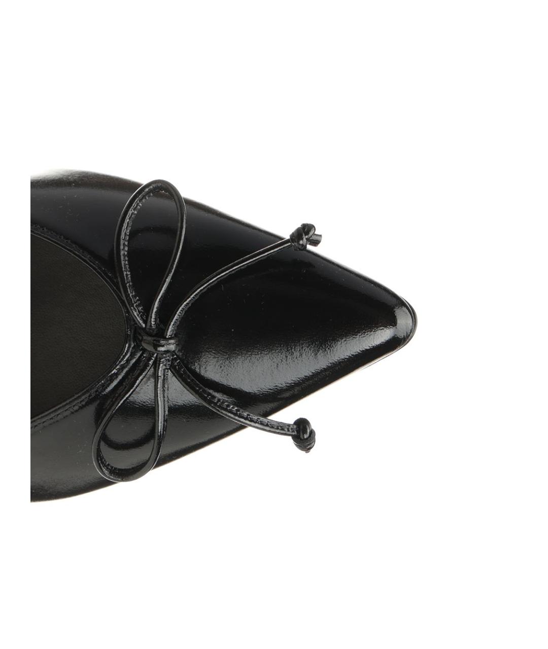 JACQUEMUS Черные кожаные туфли, фото 4