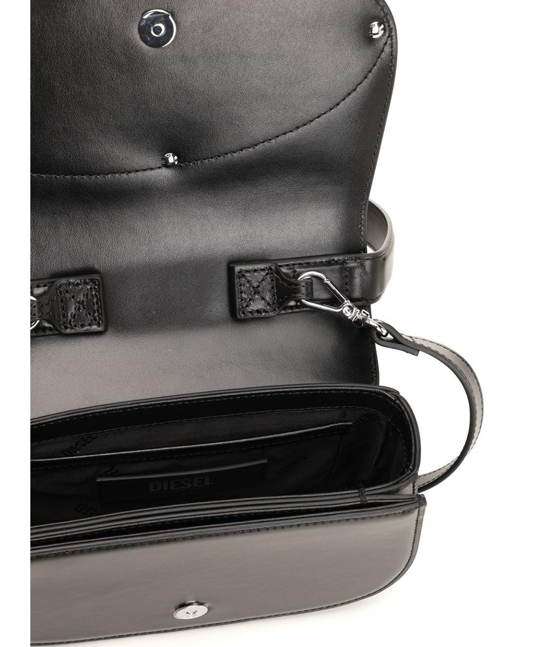DIESEL Черная сумка через плечо, фото 4