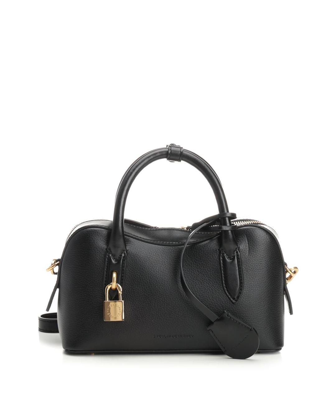 STELLA MCCARTNEY Черная сумка с короткими ручками из искусственной кожи, фото 1