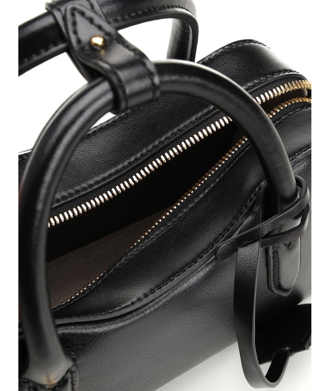 STELLA MCCARTNEY Черная сумка с короткими ручками из искусственной кожи, фото 4