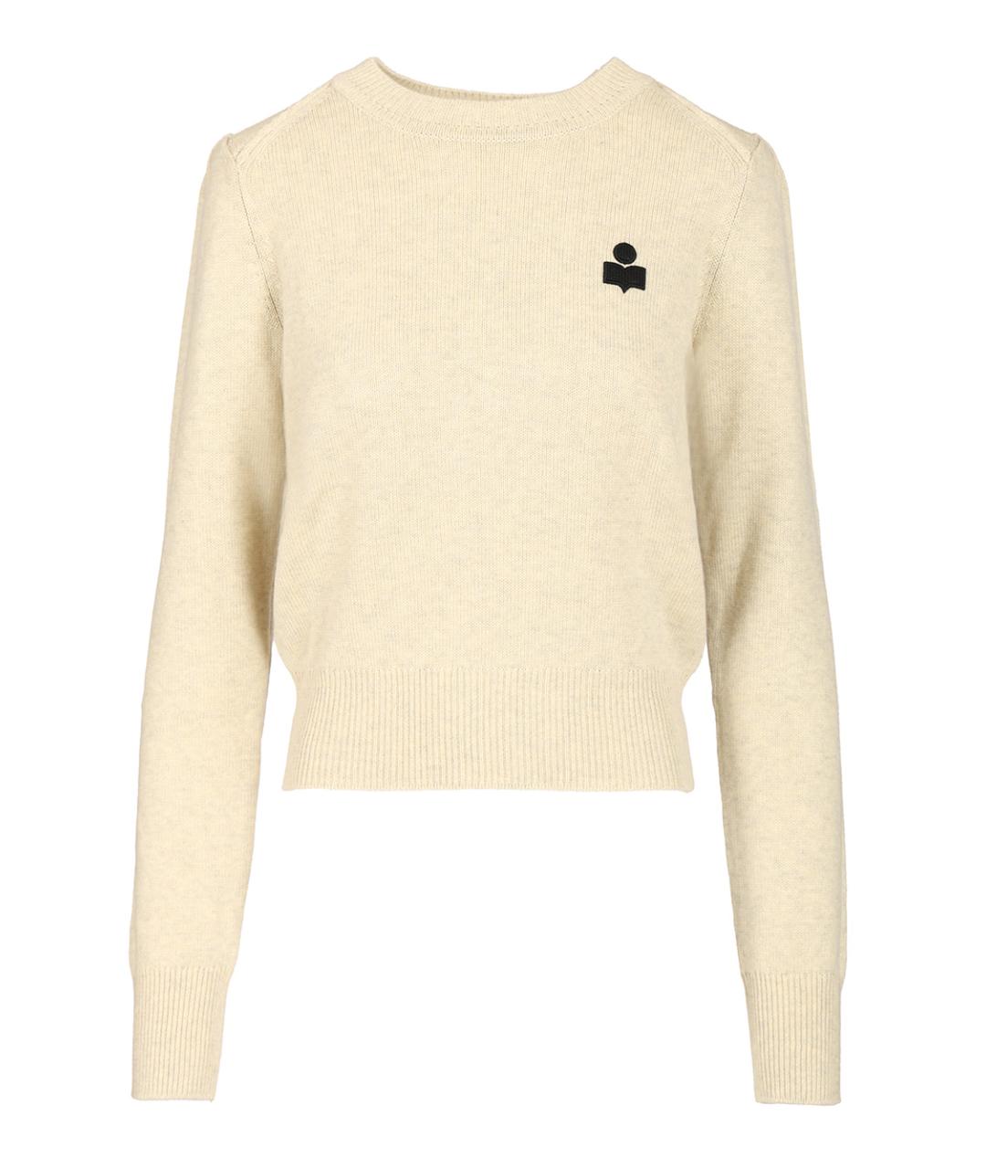 ISABEL MARANT ETOILE Бежевый хлопковый джемпер / свитер, фото 1