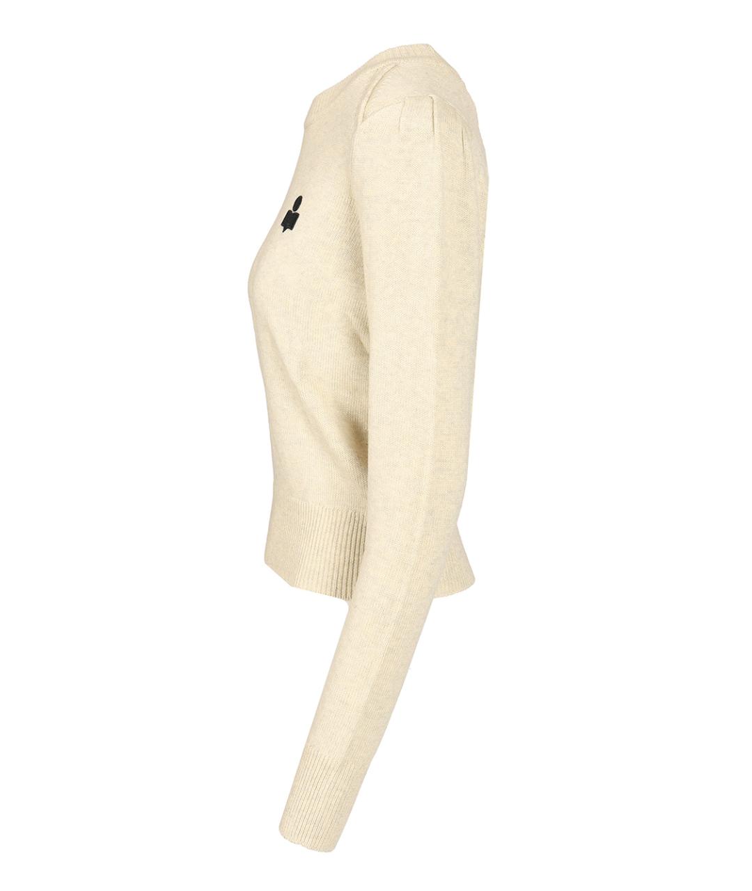 ISABEL MARANT ETOILE Бежевый хлопковый джемпер / свитер, фото 3