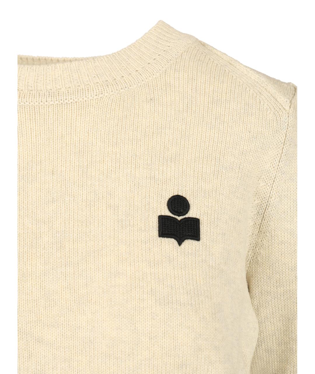 ISABEL MARANT ETOILE Бежевый хлопковый джемпер / свитер, фото 4