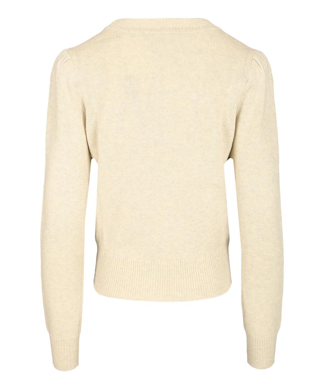 ISABEL MARANT ETOILE Бежевый хлопковый джемпер / свитер, фото 2