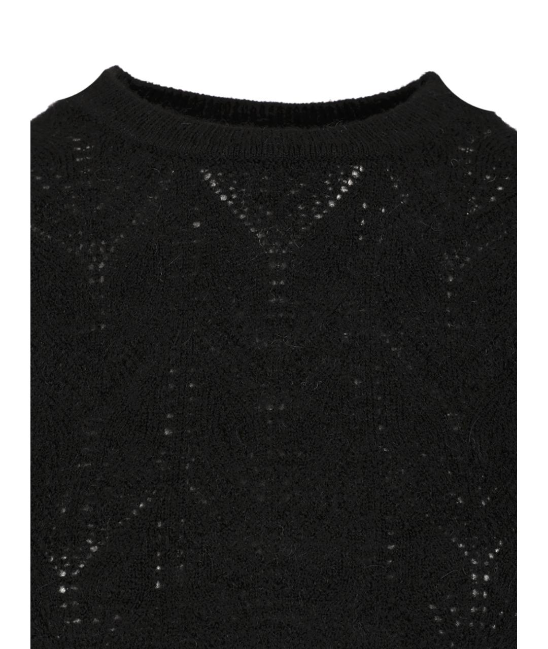 P.A.R.O.S.H. Черный шерстяной джемпер / свитер, фото 3