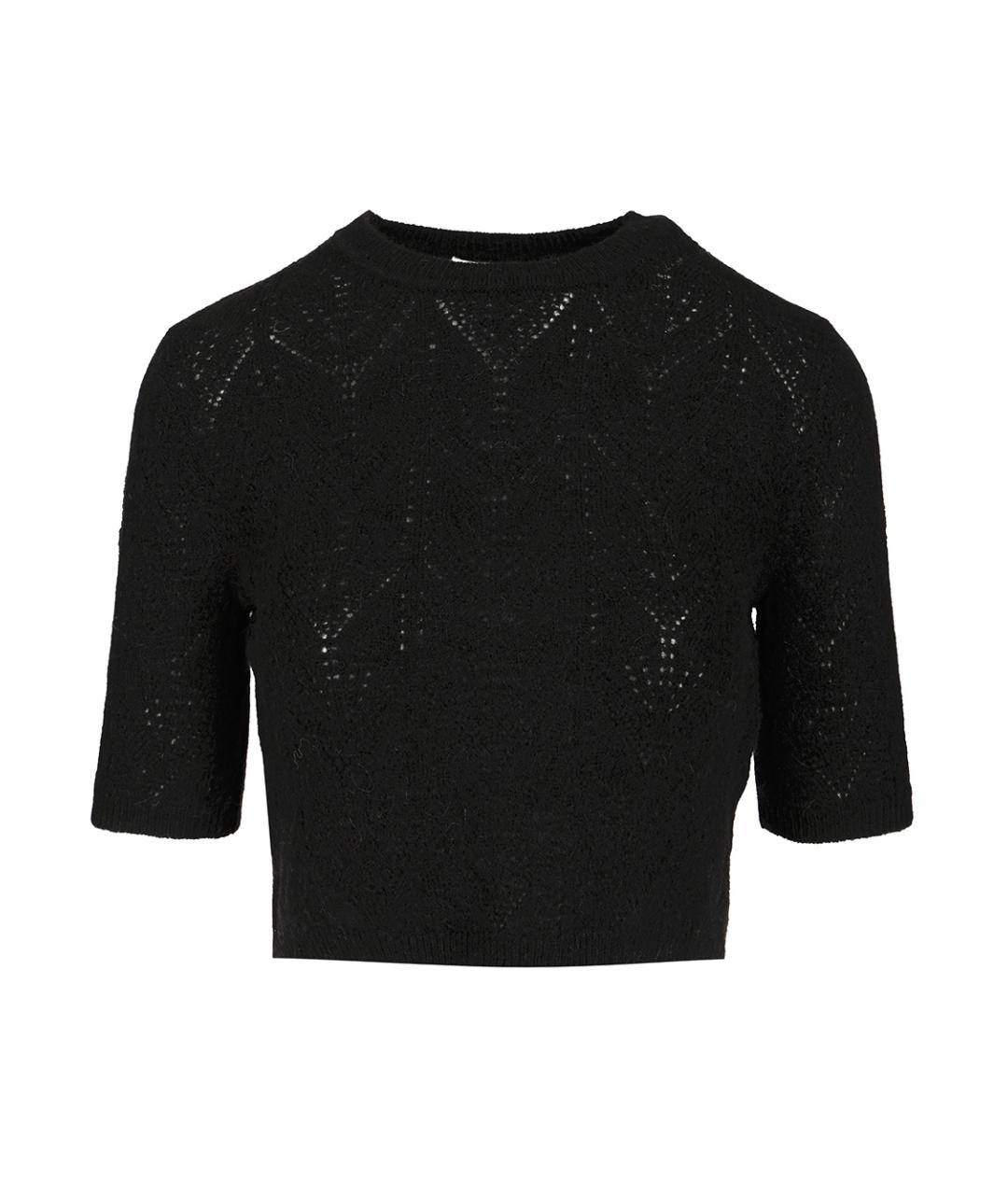 P.A.R.O.S.H. Черный шерстяной джемпер / свитер, фото 1