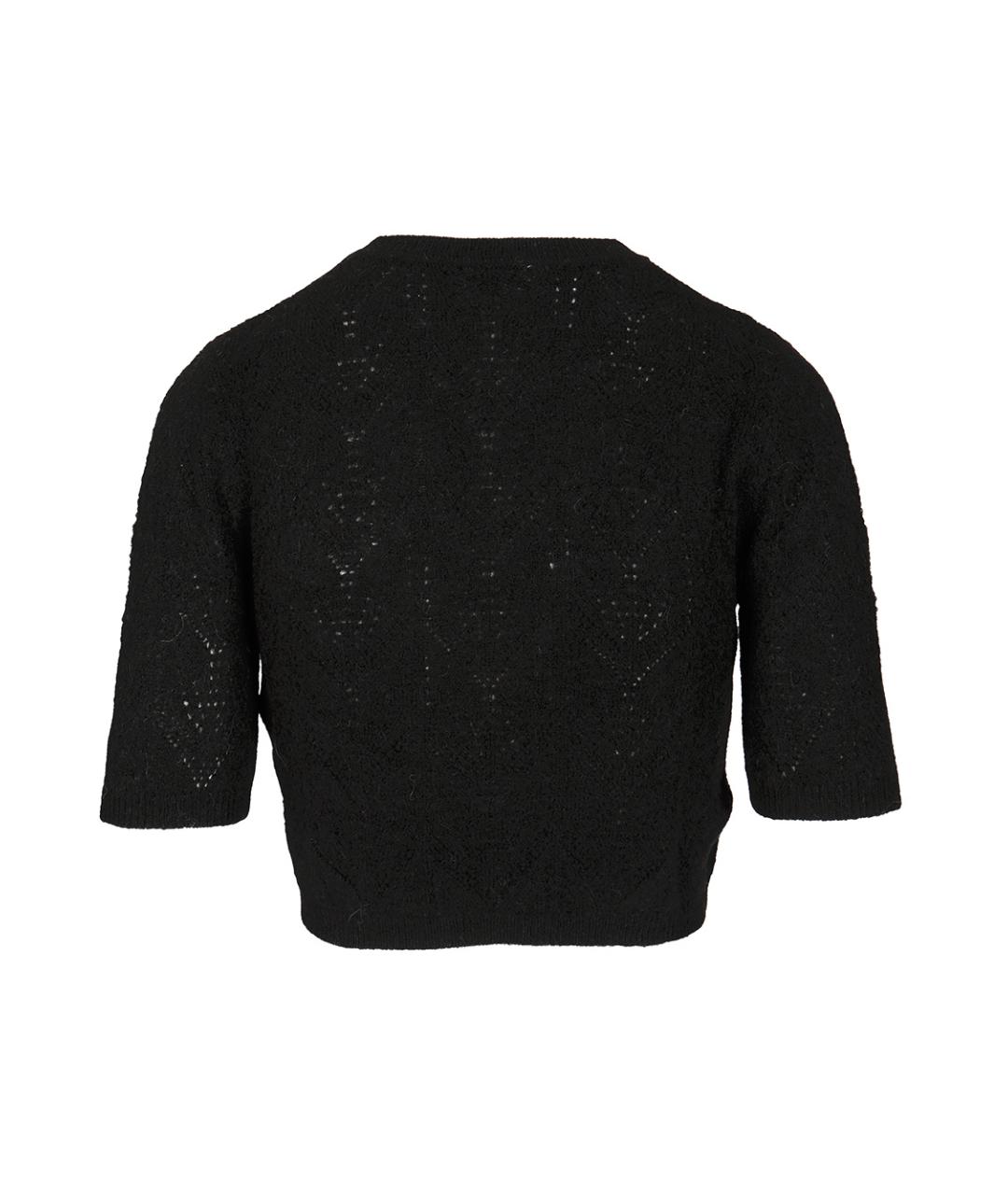 P.A.R.O.S.H. Черный шерстяной джемпер / свитер, фото 2