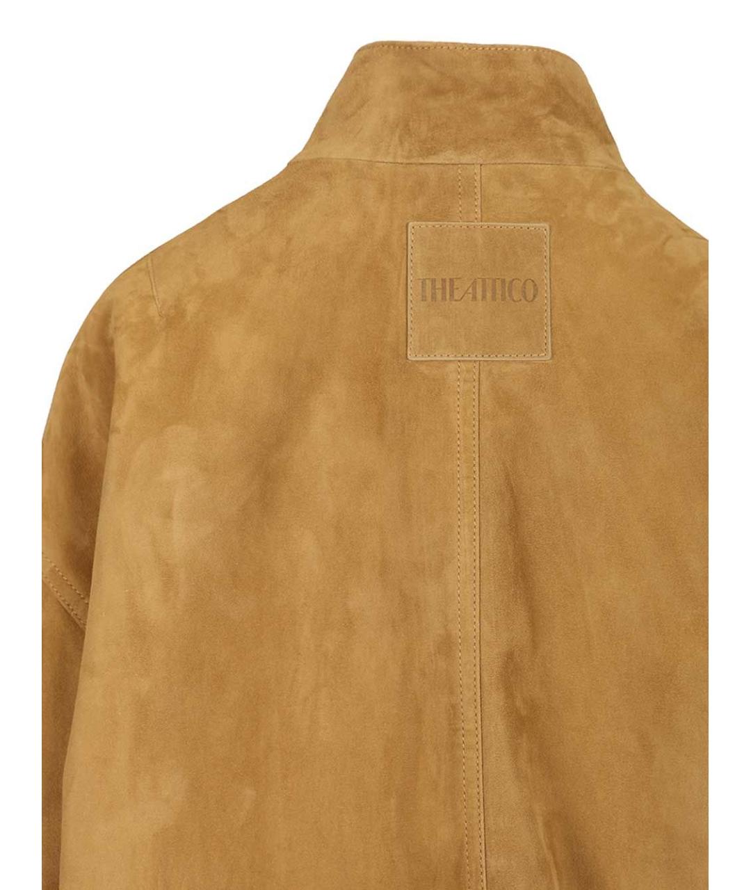 THE ATTICO Бежевая замшевая куртка, фото 6