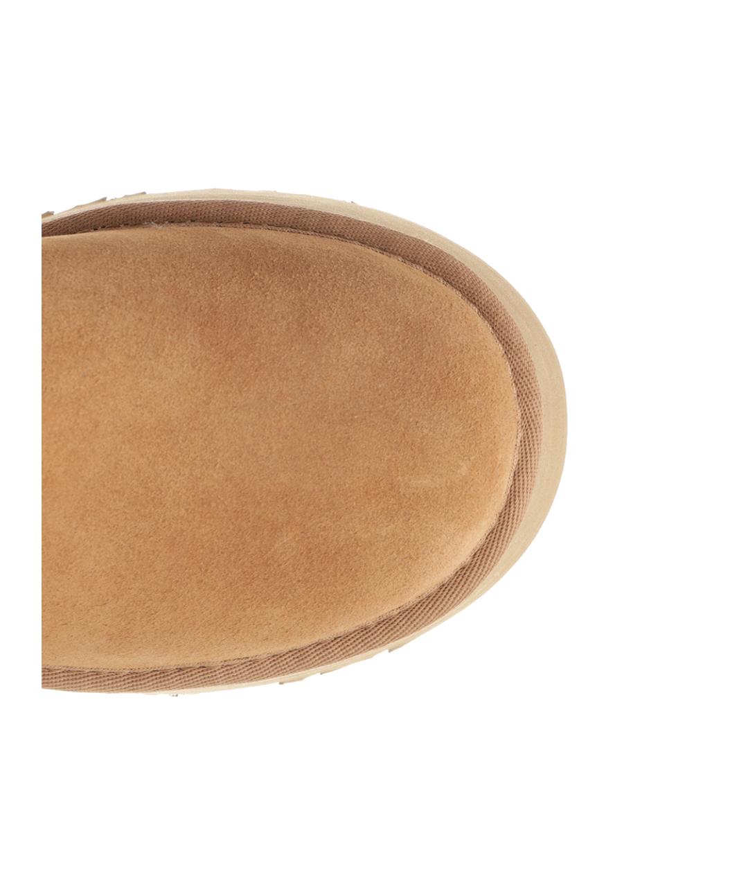 UGG AUSTRALIA Бежевые замшевые ботинки, фото 4