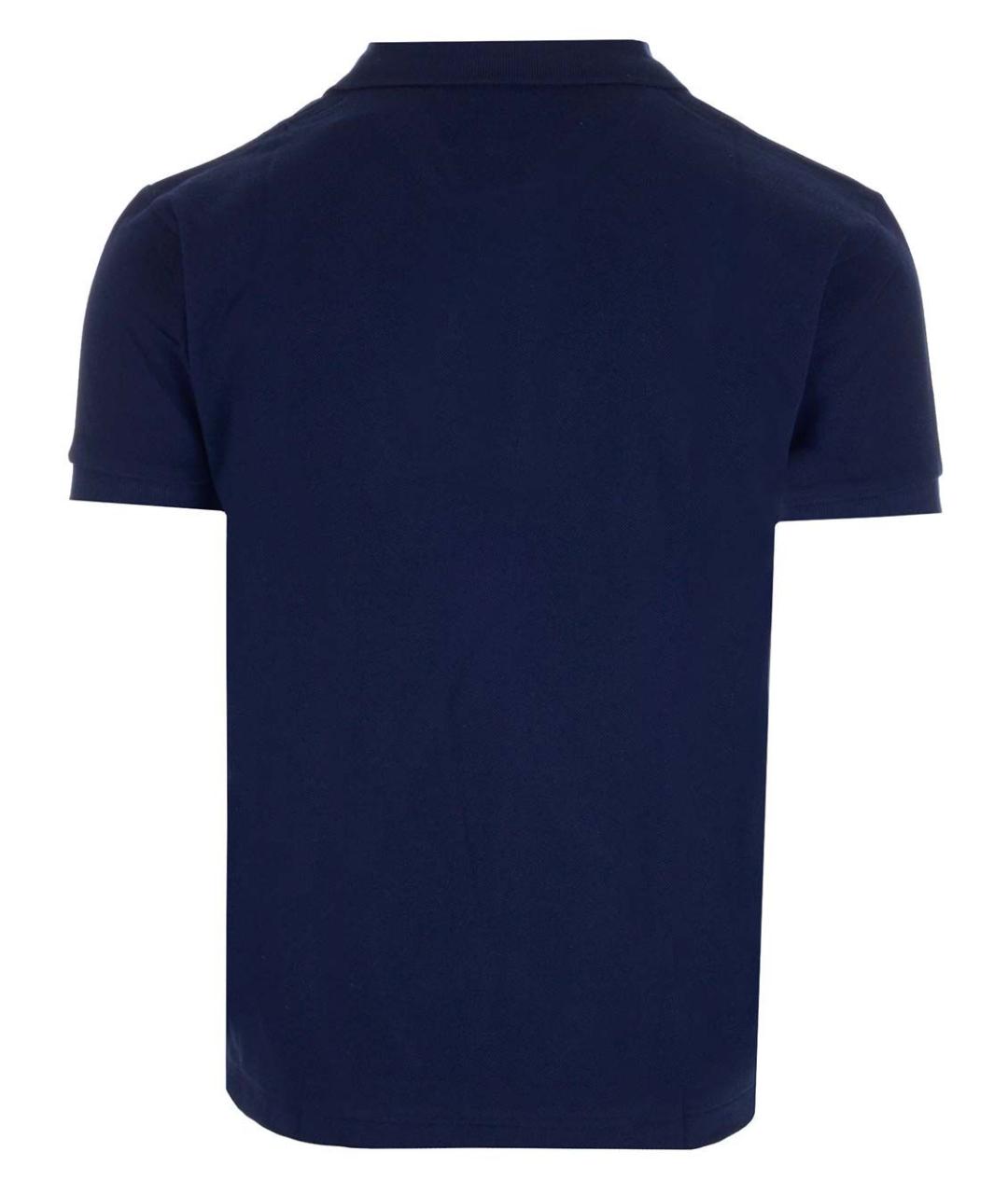 COMME DES GARÇONS PLAY Синяя хлопковая футболка, фото 2