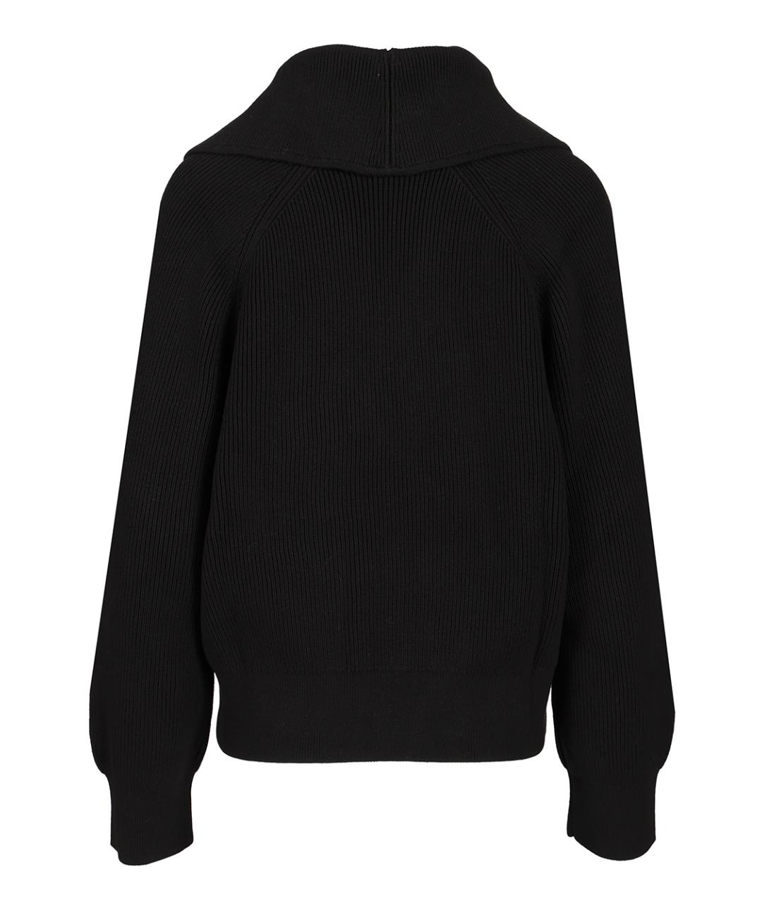 BOTTEGA VENETA Черный шерстяной джемпер / свитер, фото 2