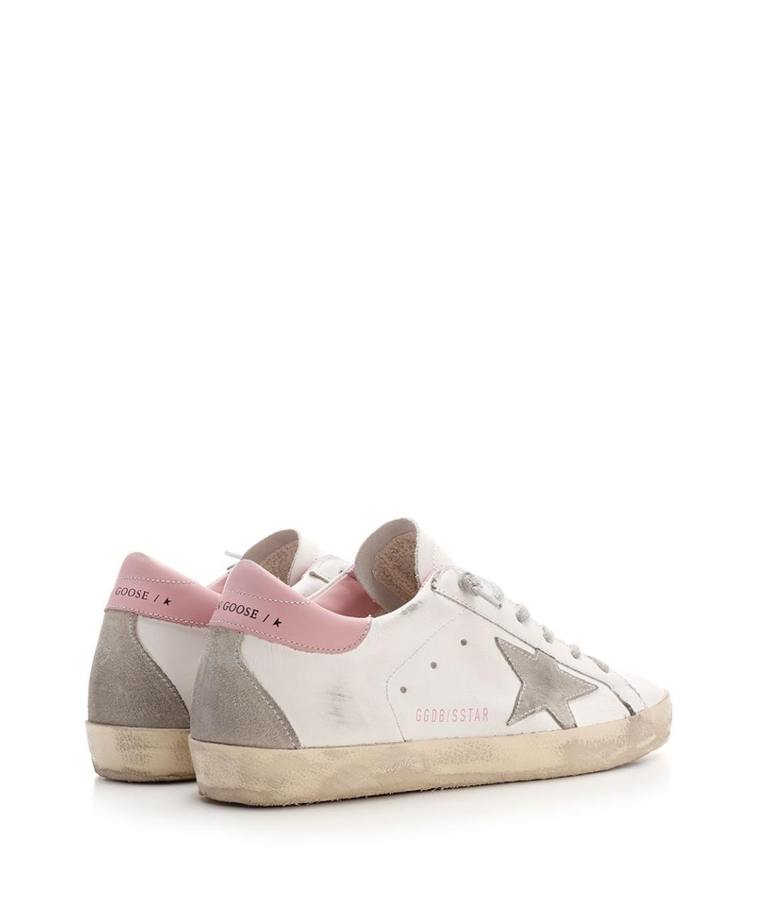 GOLDEN GOOSE DELUXE BRAND Белые кожаные кеды, фото 3