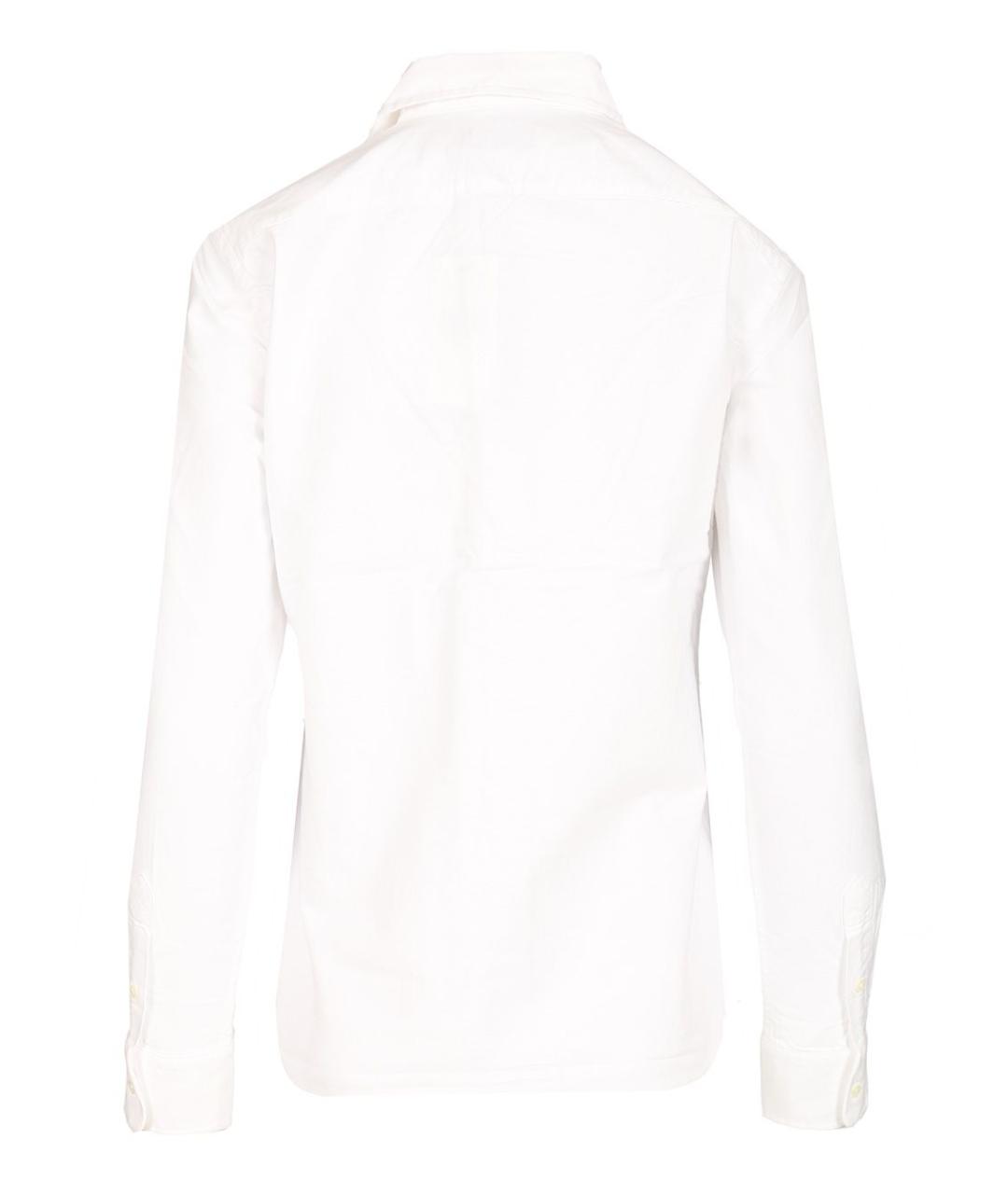 POLO RALPH LAUREN Белая хлопковая рубашка, фото 2