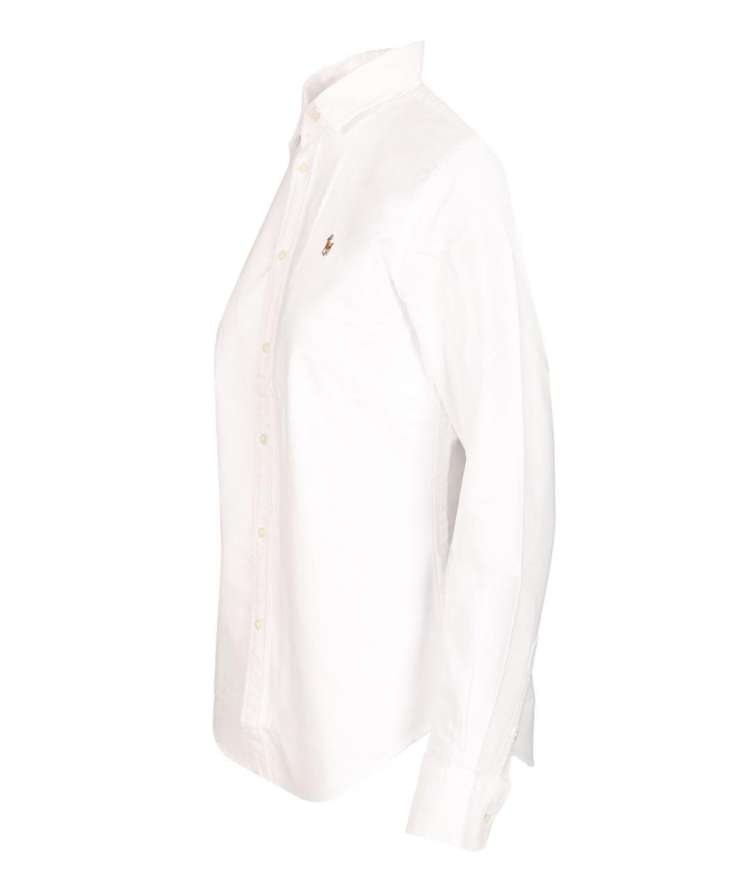 POLO RALPH LAUREN Белая хлопковая рубашка, фото 3