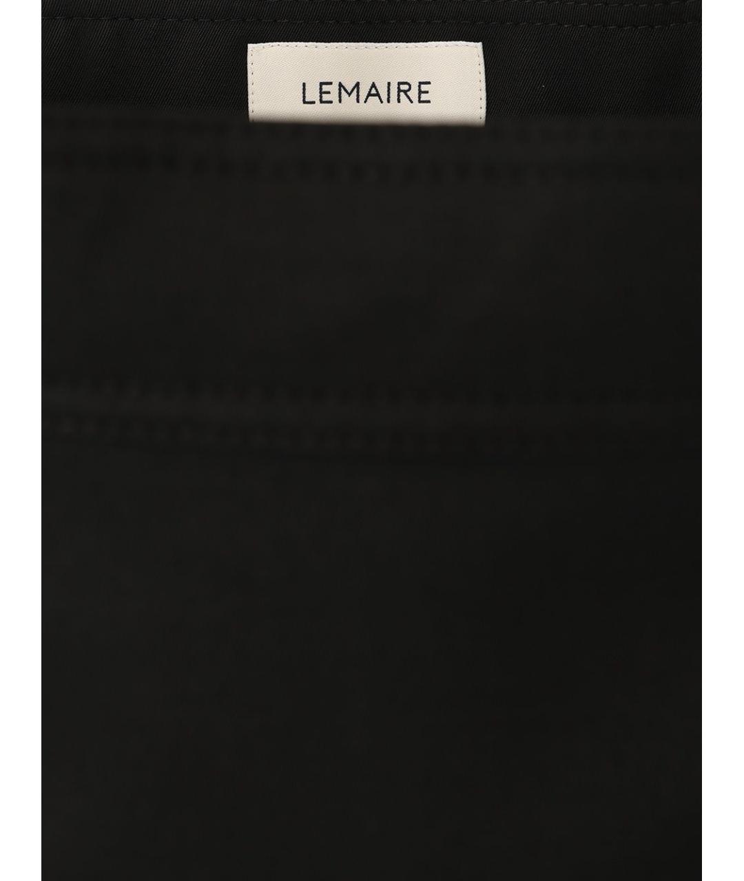 LEMAIRE Черная шерстяная юбка миди, фото 5