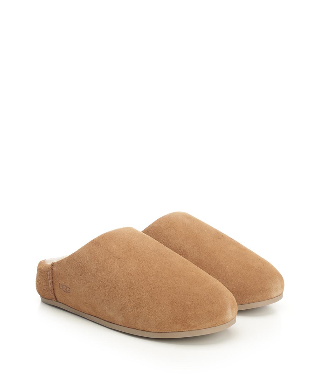 UGG AUSTRALIA Бежевые замшевые мюли, фото 2