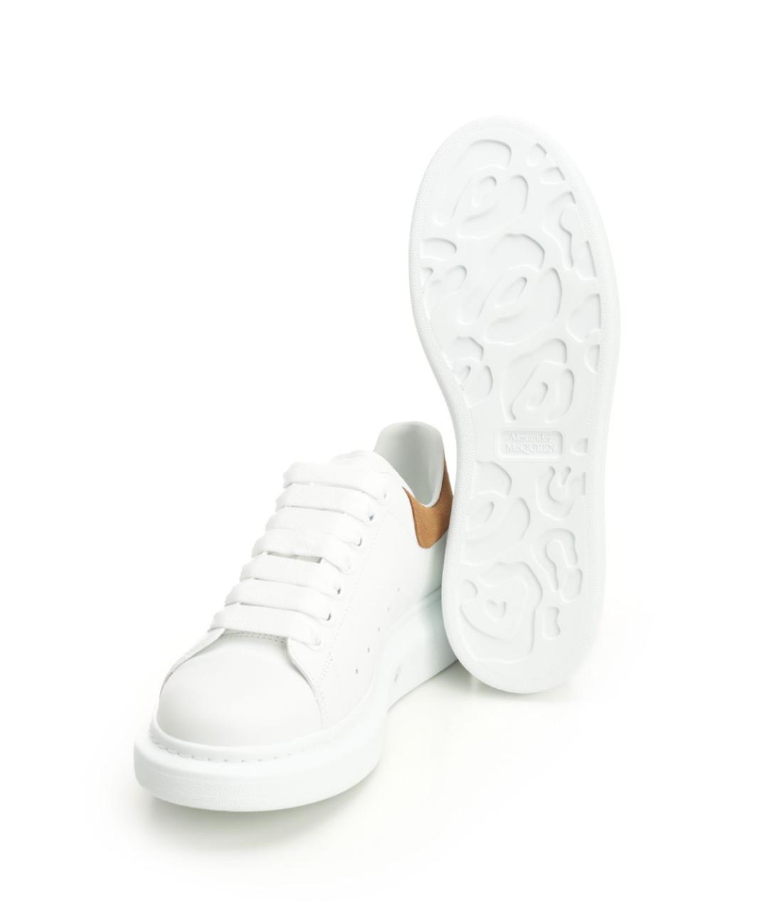 ALEXANDER MCQUEEN Белые кожаные кроссовки, фото 5