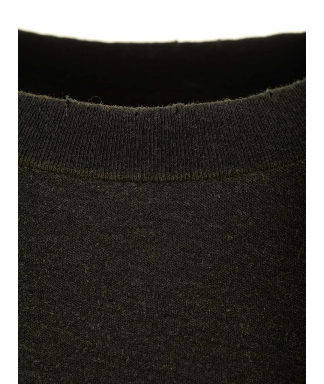 ACNE STUDIOS Черная хлопковая футболка, фото 4