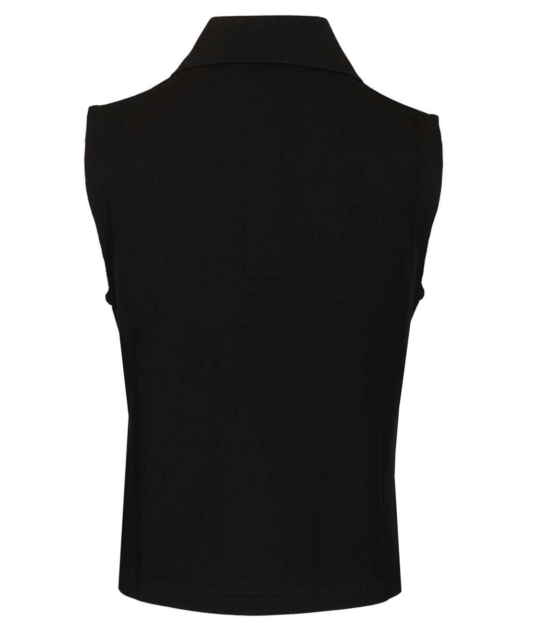 SAINT LAURENT Черная хлопковая футболка, фото 2