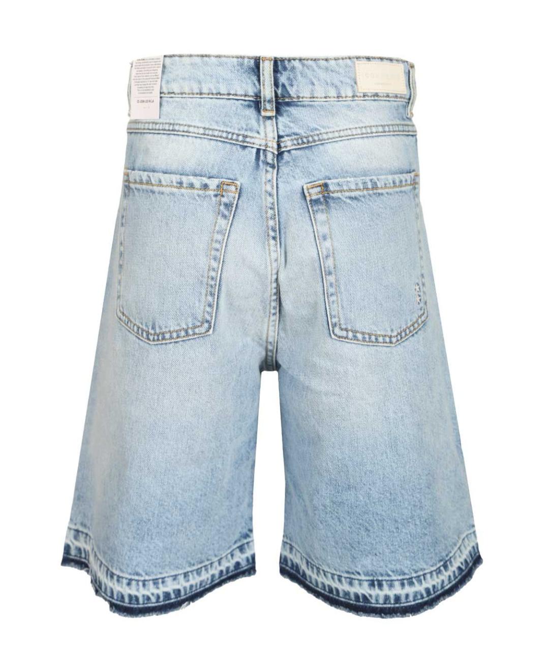 ICON DENIM Голубые хлопковые шорты, фото 2