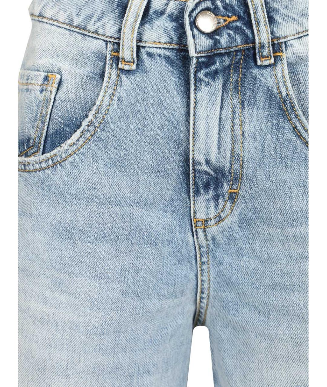 ICON DENIM Голубые хлопковые шорты, фото 4