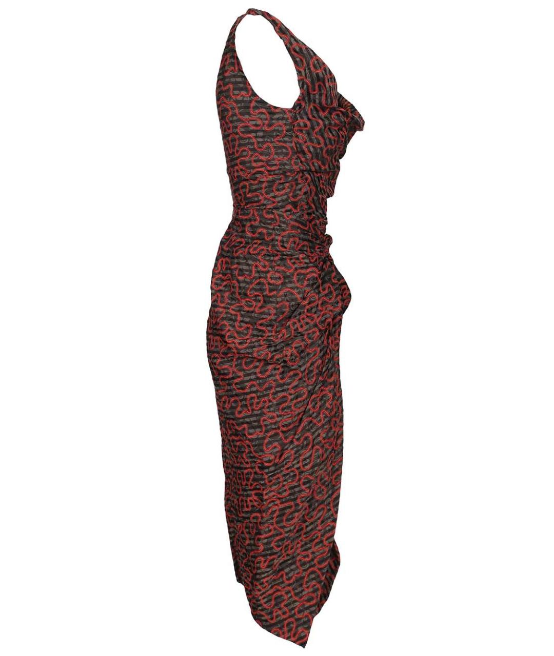 VIVIENNE WESTWOOD Мульти хлопковое платье, фото 3