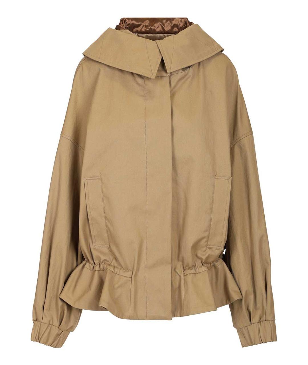 DRIES VAN NOTEN Бежевая хлопковая куртка, фото 1