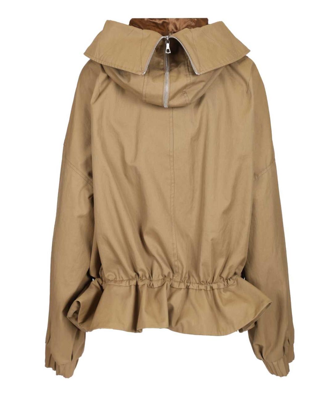 DRIES VAN NOTEN Бежевая хлопковая куртка, фото 2