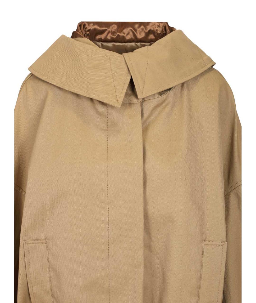 DRIES VAN NOTEN Бежевая хлопковая куртка, фото 4