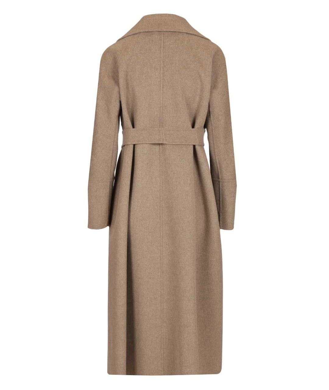 'S MAX MARA Бежевое шерстяное пальто, фото 2