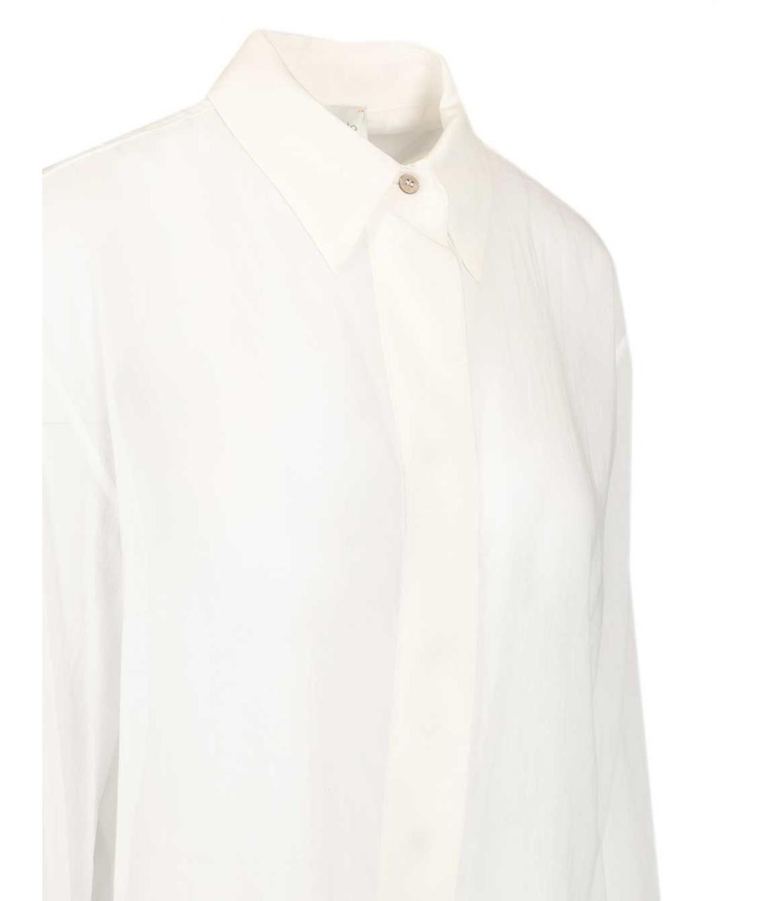FORTE FORTE Белая хлопковая рубашка, фото 5