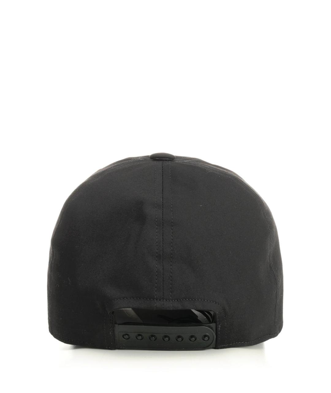 RICK OWENS Черная хлопковая кепка/бейсболка, фото 3