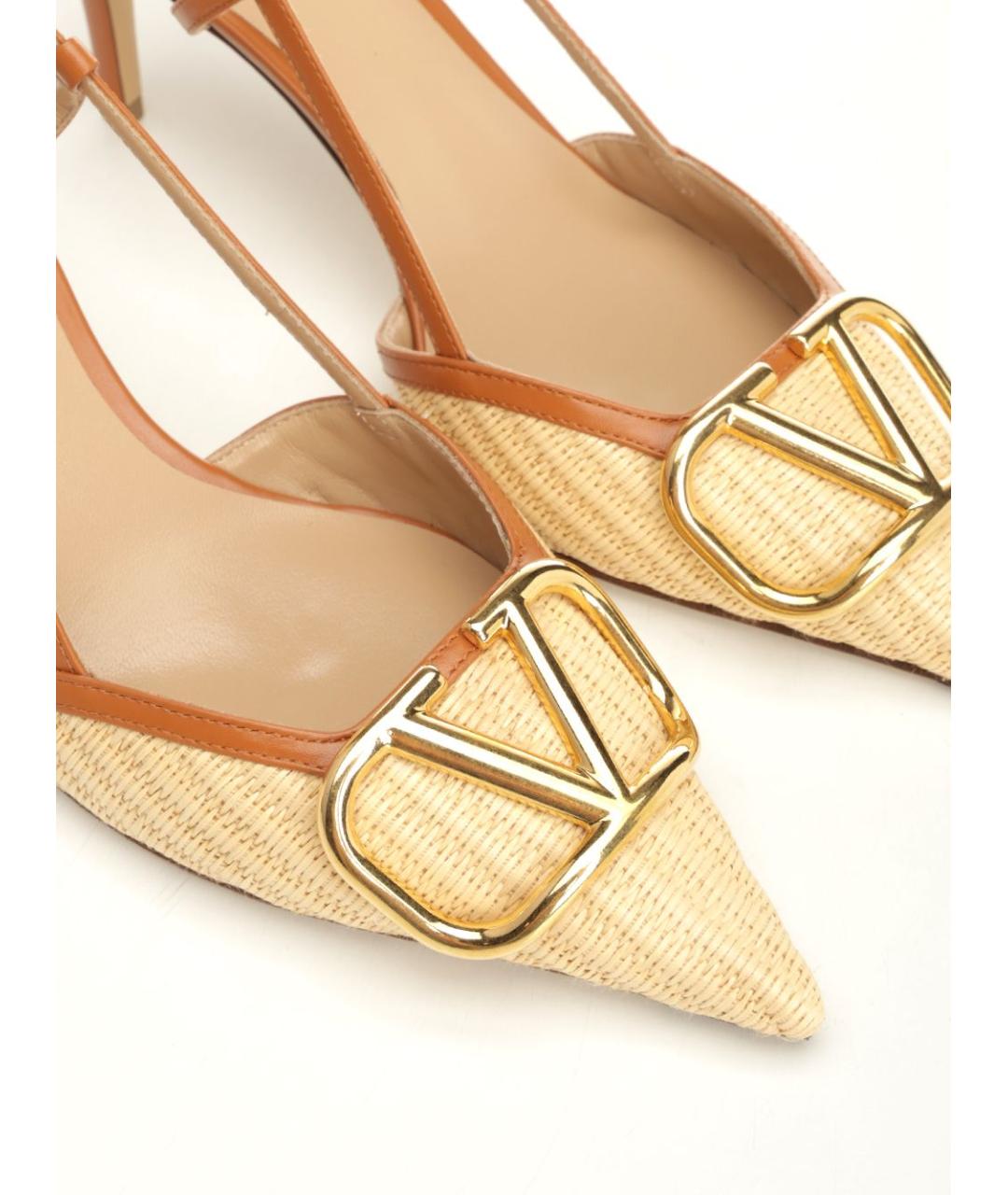 VALENTINO Бежевые туфли, фото 6