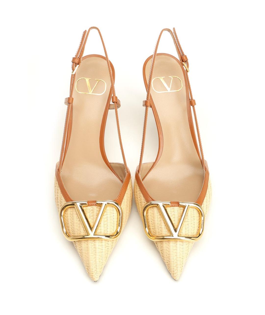 VALENTINO Бежевые туфли, фото 5