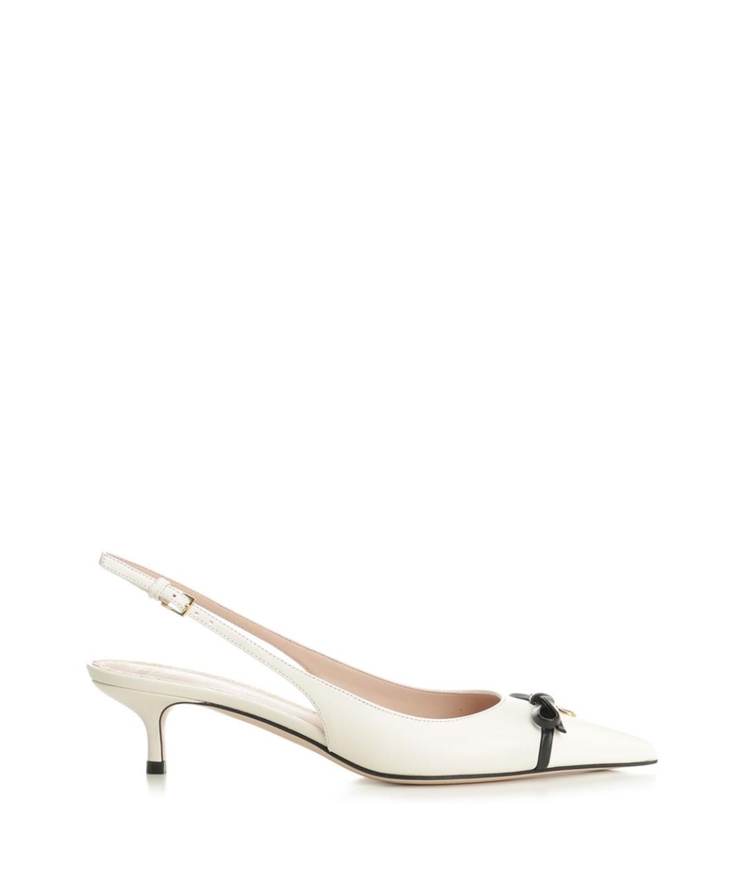 VALENTINO Белые кожаные туфли, фото 1
