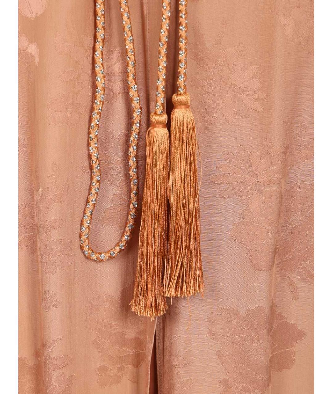 FORTE FORTE Розовое вискозное повседневное платье, фото 4