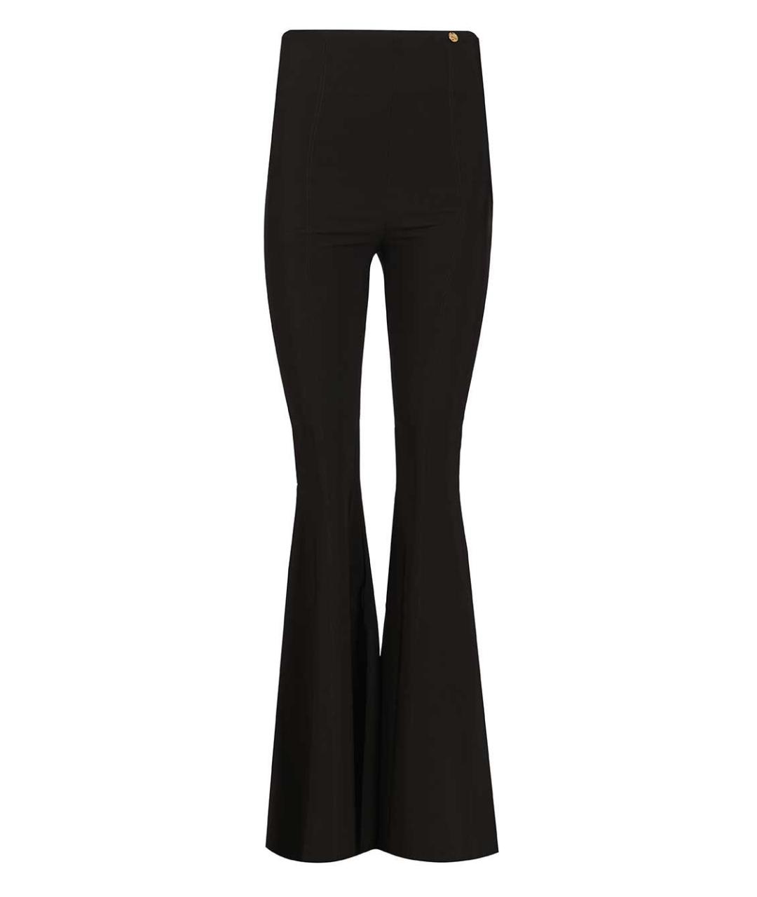 CATALINA Черные ацетатные брюки узкие, фото 1